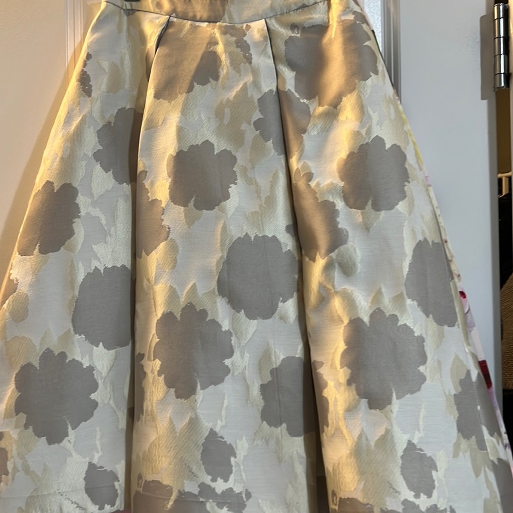 Pink tartan full skirt